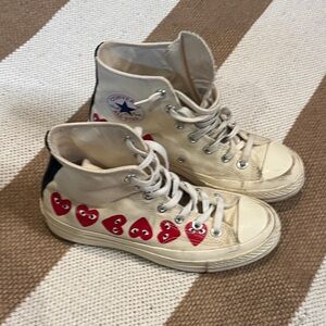 Comme Des Garçons x Chuck Taylor Converse All Star Hi Top Size 7 US
